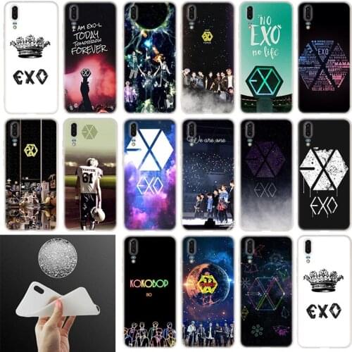 Soft Silicone Case EXO baekhyun For Huawei P40 P30 P20 Pro P10 Plus Lite P Samrt Z 2019 E 2020
