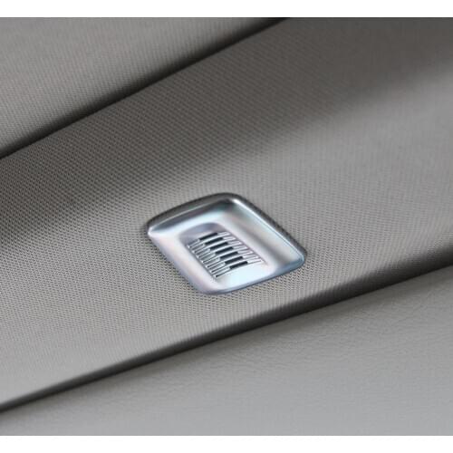 Car Roof Lnterior Microphone Cover Trim Chrome Styling ABS for BMW Universa 1 3 4 5 Series GT X3 X5 2011-2019 Accessories
