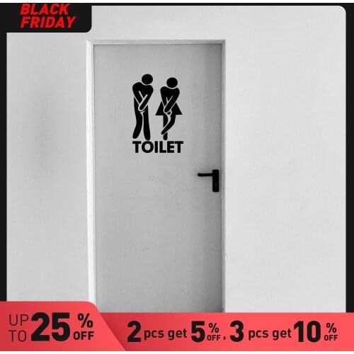 Wall Decal WC Wall Sticker Home Decoration Accessories Removable Art Sticker Mural Wall Sticker Pvc Removable