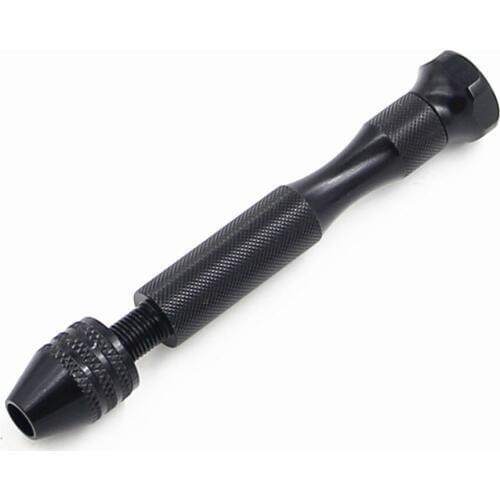 New High Quality Mini Micro Aluminum Hand twisted Drill 0.3-3.2mm Bit With Keyless Chuck DIY wood Rotary Tools