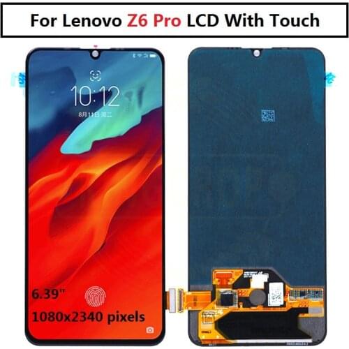 Original For Lenovo Z6 PRO lcd with frame Display Touch Screen Digitizer Panel Replacement For Lenovo Z6Pro LCD Screen