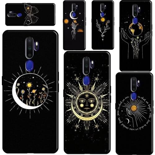 Sun Flowers Cat Snake Moon For OPPO A31 A53 2020 A5 A9 A1K A15 A3S A5S A52 A72 A92 A83 A91 A93 Reno2 Z F5 F7 Case