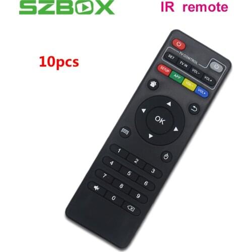 10pcs Universal IR Remote Control For Android TV Box H96 pro/V88/MXQ/T95/T95X/T95Z Plus/X96 TX3 mini Replacement Remote Control
