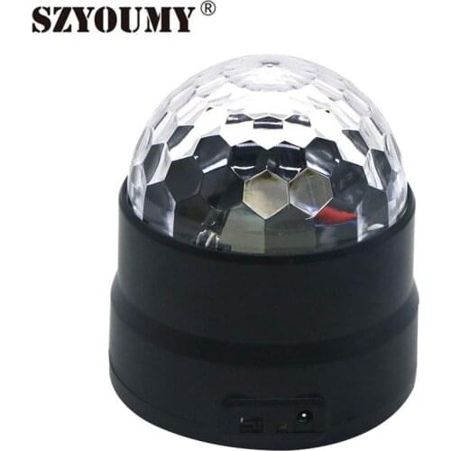 SZYOUMY DJ Magic Ball Disco Lights Sound Activated With Remote Control Stage light Party Lighting For Car Home