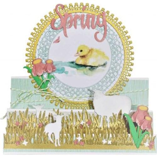 Grass Grasrand Plant Cutting Dies for DIY Scrapbooking Crafts Dies Cut Stencils Maker Photo Album Template Handmade Decoration