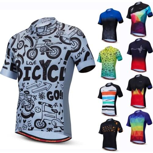 Bike Jersey Men Summer Short Sleeve Riding Cycling Jerseys MTB Ropa Ciclismo Maillot Biking Shirts Top Sport Bicycle Jackets