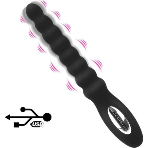 10 Speed Anal Vibrator Vibrating Anal Plug Prostate Massage Vibrator Sex Toys Butt Plug Stimulator USB Charge Vibrators