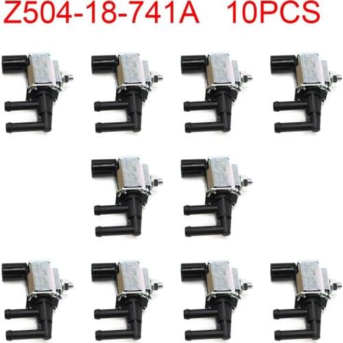 10PCS New Car Accessories Vapor Canister Purge Solenoid Valve For Mazda 6 626 MPV Miata Protege RX-8 Z504-18-741A K5T48279
