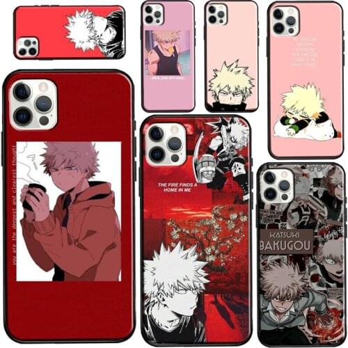 Bakugou katsuki aesthetic anime Case For iPhone 11 Pro Max 12 mini 12 Pro Max 6S 7 8 Plus SE 2020 X XR XS Max Phone Cover