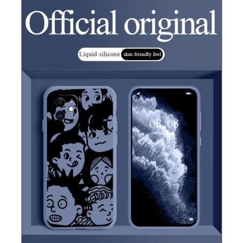 Personalized Avatar Phone Case For iPhone 12 Pro Max 11 X XS XR XSMAX SE2020 8 8Plus 7 7Plus 6 6S Plus Silicone Cover