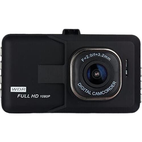 Black Dash Cam Recorder 120° Wide Angle Lens With Bracket/Car Charger
