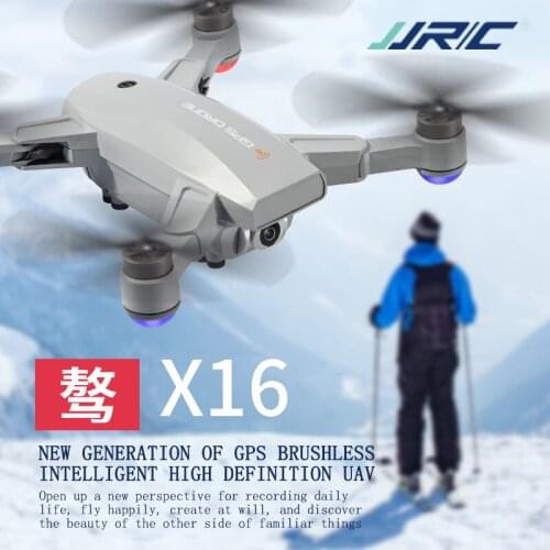 Original JJRC X16 5G WIFI FPV GPS 6K HD camera optical flow positioning brushless foldable RC FPV drone quadcopter with bag