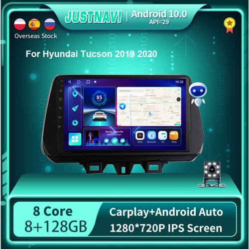 JustNavi Car Radio For Hyundai Tucson 2019 2020 Android 10.0 Multimedia Video Player DSP GPS Navigation 1280*720P No 2 Din DVD
