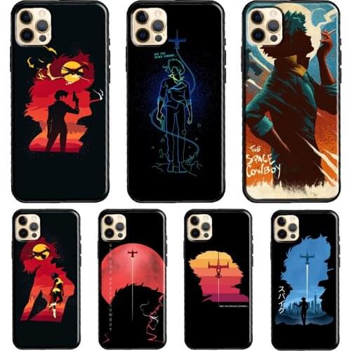 Space Cowboy Bebop Soft Cover For iPhone 11 12 Pro Max XS XR X 12 mini SE 2020 5S 6S 7 8 Plus Phone Case
