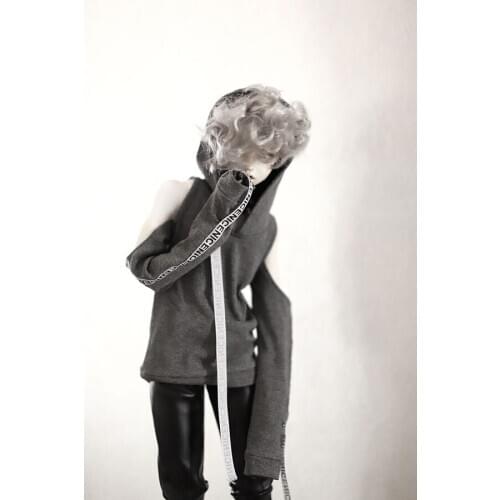 BJD Doll clothes suitable for 1-3 1-4uncle strapless monogrammed Hoodie doll accessories