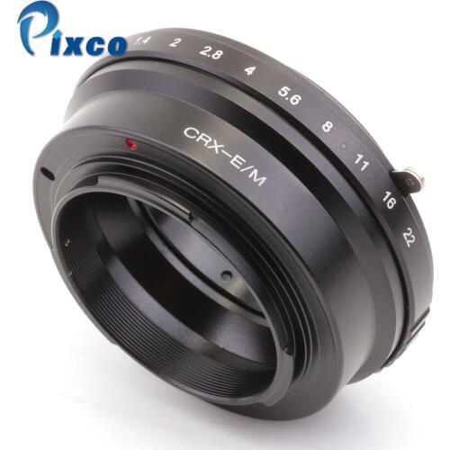Pixco For CRX-E/M lens Adapter Suit For Contarex CRX Mount Lens to Canon EOS M EOS M2 Camera Body Without Tripod