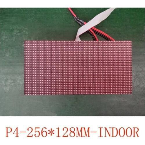 Indoor full color p4 led panel 256*128mm led screen module for indoor led display Meeting room Adverti
