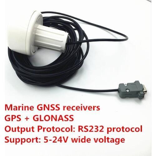 STOTON Marine RS232 DB9 connector protocol for industrial applications GNSS GPS GLONASS receiver antenna operating voltage 5-24V