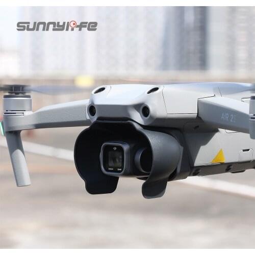 Sunnylife Lens Hood for DJI Air 2S/Mavic Air 2 Shape Lens Sun Shade Glare Shield Lens Camera Protector Gimbal Protector