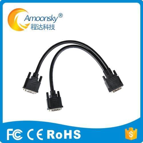 Led rental led project dvi splitter cable one DVI dvi to dual dvi 30cm best price