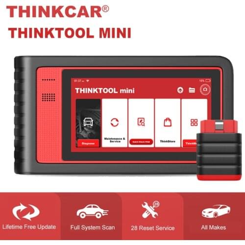 THINKCAR Thinktool Mini OBD2 Automotive Scanner Diagnostic Tool Car Full System Diagnosis OBD 2 Scaner for Auto 28 Reset Service