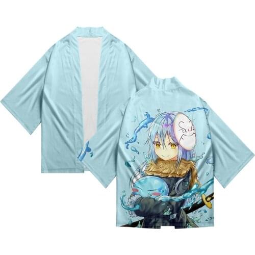 Anime Boruto Uzumaki Akatsuki Red Cloud 3D Printing Japanese Kimono Haori Yukata Cosplay Fashion Cool Short Sleeve Streetwear