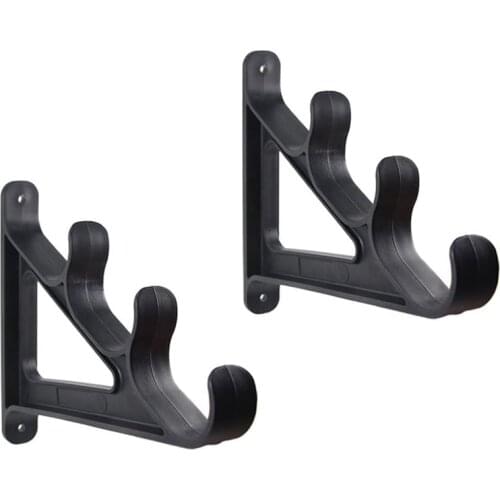 2 Pieces Fishing Rod Wall Rack Horizontal Mount Ceiling Wall Space Saver Organizer For