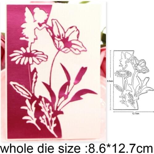 2020 new metal dies Wildflower Leaf Angel Cutting Dies Stencils for DIY Scrapbooking dies Embossing Paper Card Making Craft dies