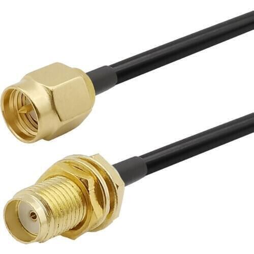 3M SMA Cable RG58 SMA Male to SMA Female Connector Coaxial RG58 Antenna SMA Extension cable