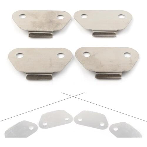 4Pcs Motorcycle Saddlebag Lid Wear Plates Strike Plates For Harley Davidson 1993-2013 Touring 90962-93