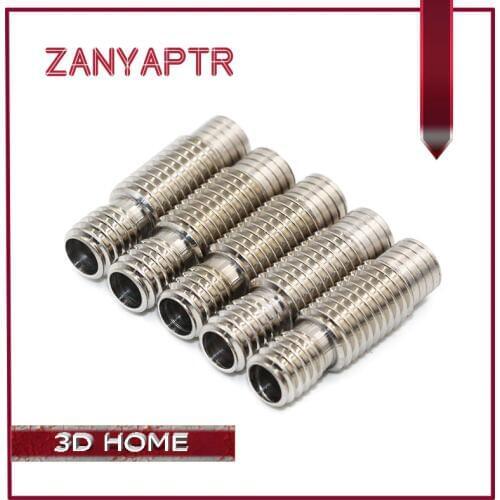 5Pcs E3D V6 Heat Break Hotend Throat Bore 4.1mm For 1.75mm/3.0 Filament All-Metal Stainless Steel Remote Feeding