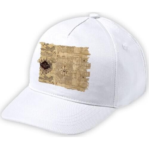MERCHANDMANIA White Cap child map MEDIEVAL magic wizard soft glasses small polyester sport field picnic fishing