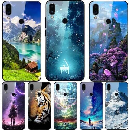 For Meizu Note 9 Case Tempered Glass Case Hard Back Cover Phone Case For Meizu Note 9 Note9 Global Version Protect Phone Case
