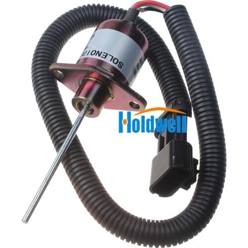 Holdwell Fuel Shutoff Solenoid 1G915-60010 for Kubota