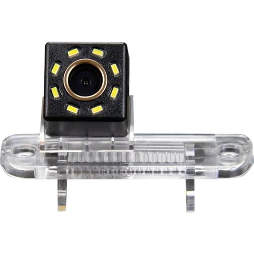 Misayaee Car Rear View Reverse Parking Camera Golden 8 Led for Mercedes Benz R W251 R300 ML R63 GL350 ML350 X164