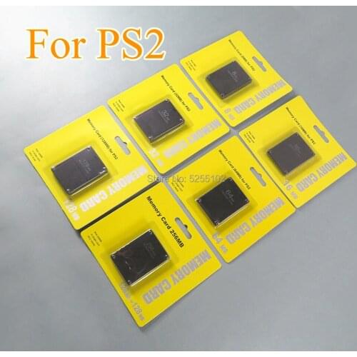 1PCS For Sony PlayStation 2 PS2 Extended Card Game Saver 8M 16M 32M 64M 128M 258MB Memory Card Save Game Data Stick Module