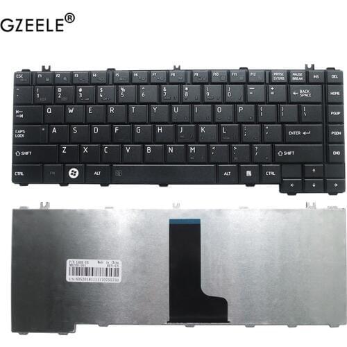 GZEELE US Laptop Keyboard for Toshiba L600 L600D L630 C640 L745D L700 L730 L645 C600 L640 US keyboard black Matte