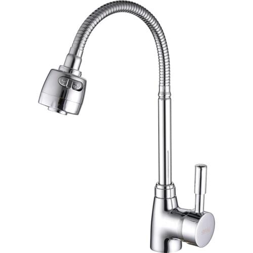 Brass Mixer Tap Cold And Hot Water Kitchen Faucet Kitchen Sink Tap Multifunction Brass Body Chrome Sink Faucets