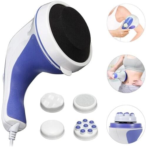 5 Headers Spin Body Massager Relax Spin Tone 3D Electric Full Body Slimming Massager Roller Cellulite Massage Smarter Device Hot