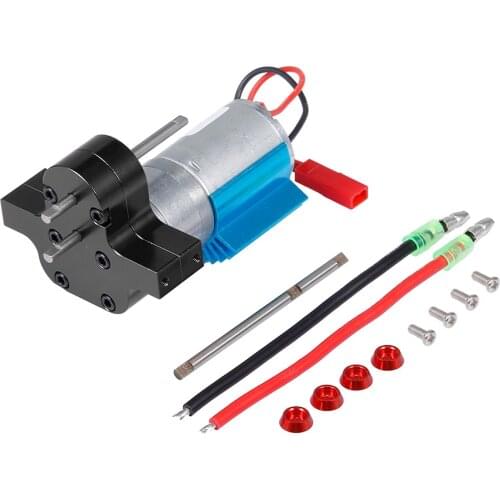 Newest Replacement For 1/12 MN-D90 FJ-45 Gearbox Metal Gearbox 370 Brushed Motor Speed Change RC Car Parts
