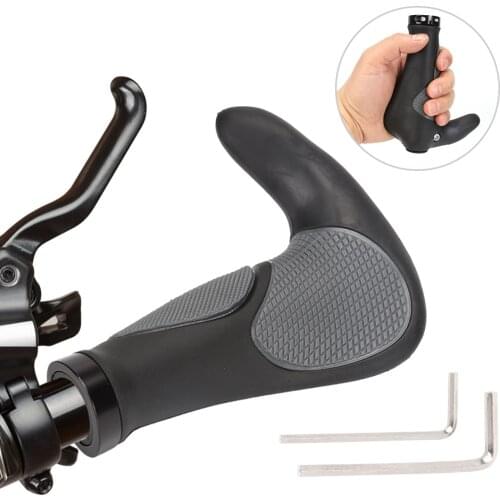 Deemount Comfy Bicycle Grips TPR Rubber Integrated MTB Cycling Hand Rest Mountain Bike Handlebar Casing Sheath Shock Absorption