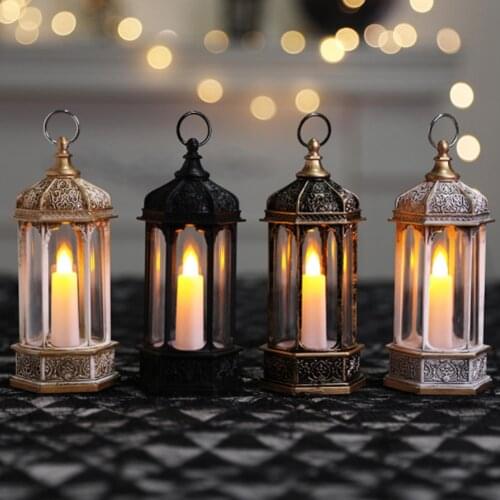 Halloween Decoration LED Candle Lantern Light Hanging Decorative Light With Hook Battery Includes Decoration For Halloween Party