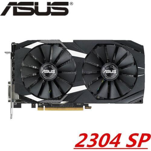 Original ASUS RX 580 4GB Video Card GPU AMD Radeon RX580 4GB Graphics Cards Desktop Computer Game 570 560 550 VGA DVI Videocard
