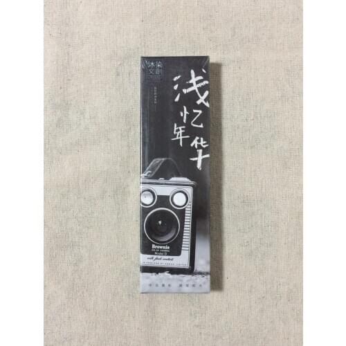 Memory time paper bookmark(1pack=30pieces)