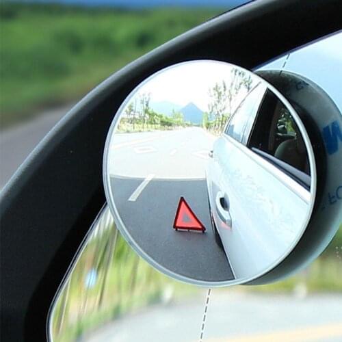 2Pcs Car-styling Blind Spot Mirror Auto Motorcycle Car Rear View Mirror Extra Wide Angle Adjustable Rearview Mirror