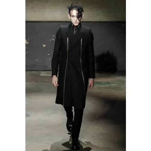 ZHQUNHUU Mens Wool Coats