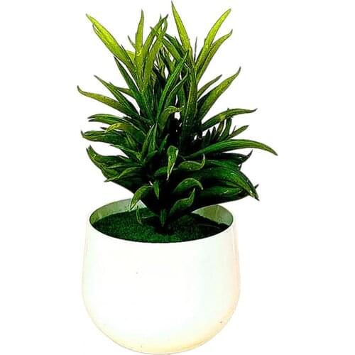 1 Set Simulation Succulents Eco-friendly Easy to Clean Green Simulation Potted Plants for Home