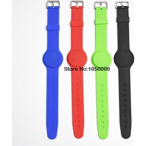 10pcs 13.56Mhz UID Changeable 1K S50 NFC Bracelet RFID Wristband Chinese Magic Card Back Door Rewritable S50 Card