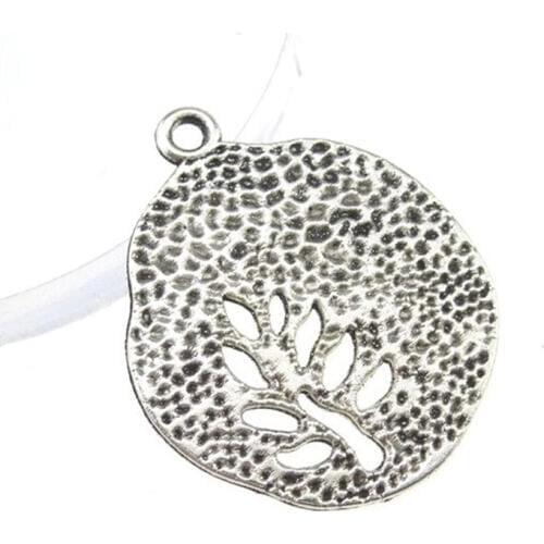10pcs Antique Silver Metal Geometric Tree Charms Pendants DIY Jewelry Findings Accessories 13197