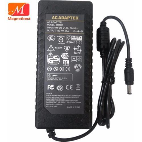 19V4.5A AC DC Adapter Charger For 5050 3528 LED Light CCTV 19V 4.5A Switch Power Supply DC 5.5*2.5/2.1mm